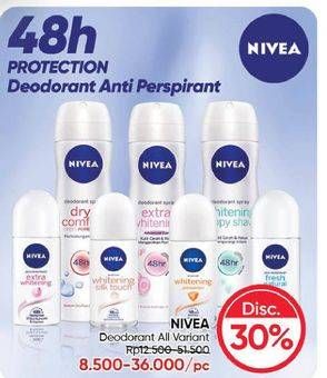 Promo Harga NIVEA Deodorant  - Guardian