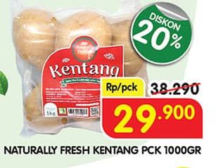 Promo Harga Naturally Fresh Kentang 1000 gr - Superindo