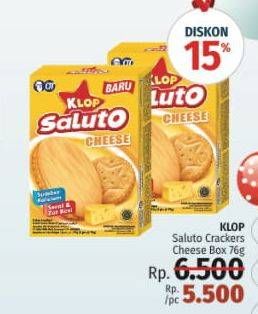 Promo Harga KLOP Saluto Cheese 76 gr - LotteMart