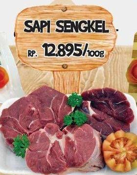 Promo Harga Daging Sengkel (Shankle) per 100 gr - Yogya