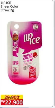 Promo Harga Lip Ice Sheer Color Strawberry 2 gr - Alfamart