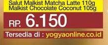 Promo Harga GERY Malkist Saluut Matcha Latte, Saluut Chocolate Coconut 105 gr - Yogya