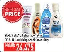 Promo Harga Selsun Shampoo/Nourishing Conditioner  - Hypermart