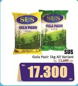 Promo Harga SUS Gula Pasir All Variants 1000 gr - Hari Hari