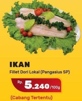 Promo Harga Fillet Dori Lokal per 100 gr - Yogya