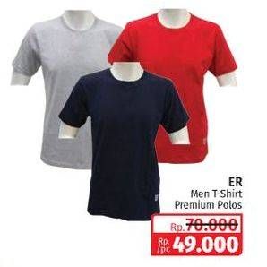 Promo Harga ER Men T-Shirt Premium Polos  - Lotte Grosir
