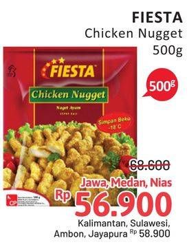 Promo Harga Fiesta Naget Chicken Nugget 500 gr - Alfamidi