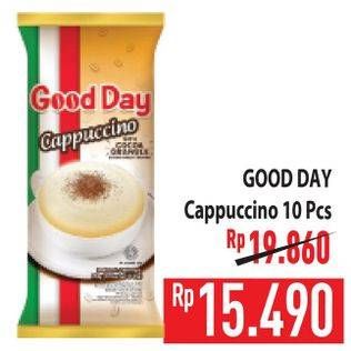 Promo Harga Good Day Cappuccino per 10 sachet 25 gr - Hypermart