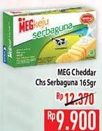 Promo Harga MEG Cheddar Cheese Serbaguna 165 gr - Hypermart