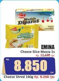 Promo Harga Emina Cheese Slice Mozza 75 gr - Hari Hari