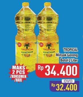 Promo Harga Tropical Minyak Goreng 2000 ml - Hypermart