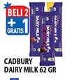 Promo Harga CADBURY Dairy Milk 62 gr - Hypermart