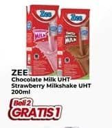 Promo Harga ZEE Up & Go UHT Strawberry, Swizz Chocolate 200 ml - Yogya