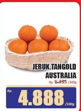 Promo Harga Jeruk Tangold Australia per 100 gr - Hari Hari