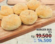 Promo Harga Burger Bun 6 pcs - LotteMart