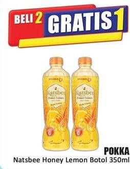 Promo Harga POKKA Natsbee Drink Honey Lemon 350 ml - Hari Hari