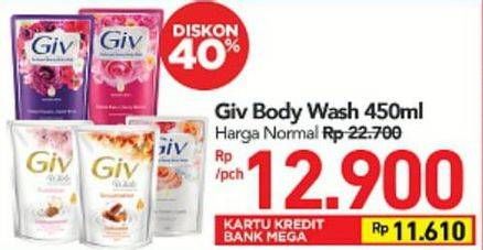 Promo Harga GIV Body Wash 450 ml - Carrefour