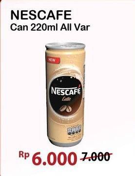 Promo Harga Nescafe Ready to Drink All Variants 220 ml - Alfamart