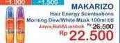 Promo Harga Makarizo Hair Energy Scentsations Morning Dew, White Musk 100 ml - Indomaret