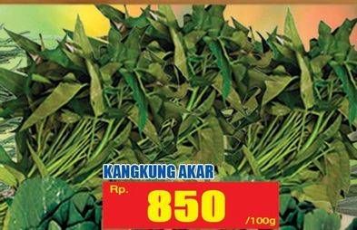 Promo Harga Kangkung Akar per 100 gr - Hari Hari