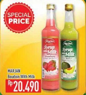 Promo Harga MARJAN Syrup with Milk  - Hypermart