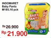 Promo Harga INDOMARET Baby Pants M18, L16  - Indomaret