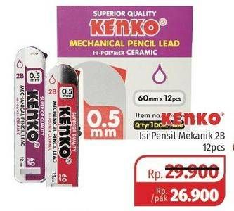 Promo Harga KENKO Mechanical Pencil Lead 2B 12 pcs - Lotte Grosir