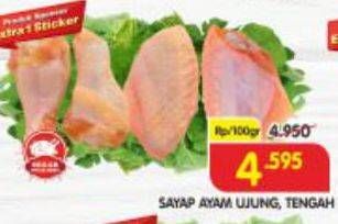 Promo Harga Ayam Sayap Ujung per 100 gr - Superindo