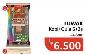 Promo Harga Luwak Kopi + Gula 9 pcs - Alfamidi