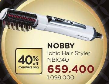 Promo Harga NOBBY Ionic Hair Styler NBIC40  - Watsons