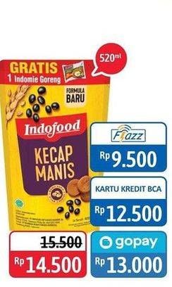 Promo Harga INDOFOOD Kecap Manis 520 ml - Alfamidi