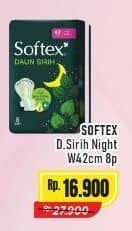 Promo Harga Softex Daun Sirih Wing 42 Cm 8 pcs - Alfamart