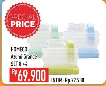 Promo Harga HOMECO Sealware Azumi 12 pcs - Hypermart