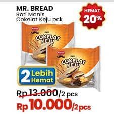 Promo Harga Mr Bread Roti Manis Kasur Cokelat Keju  - Indomaret