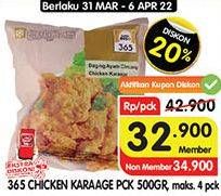 Promo Harga 365 Chicken Karage 500 gr - Superindo