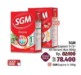 SGM Eksplor 1+/3+ Susu Pertumbuhan
