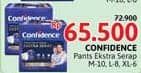 Confidence Adult Pants Slim & Fit Extra Absorb 6 pcs Diskon 10%, Harga Promo Rp65.500, Harga Normal Rp72.900
