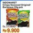 Promo Harga INDOMARET Crispy Seaweed Barbeque, Original 20 gr - Indomaret