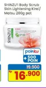 Promo Harga Shinzui Body Scrub Kirei, Matsu 200 gr - Indomaret