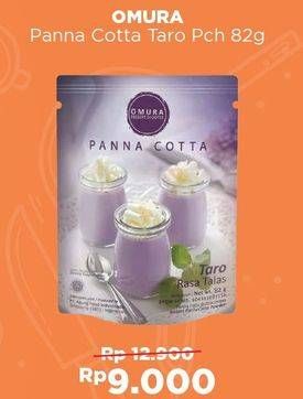 Promo Harga OMURA Panna Cotta Taro 82 gr - Alfamart