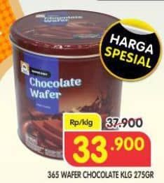 Promo Harga 365 Wafer Coklat 275 gr - Superindo