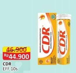 Promo Harga CDR Suplemen Makanan Effervescent 10 pcs - Alfamart