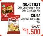 Promo Harga MR HOTTEST Sticks/CHUBA Cassava Chips  - Alfamidi