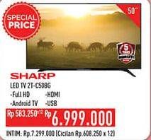 Promo Harga SHARP 2T-C50BG | LED TV 50"  - Hypermart