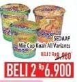 Promo Harga SEDAAP Mie Cup All Variants per 2 pcs - Hypermart