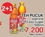 Promo Harga Teh Pucuk Harum Minuman Teh Jasmine, Less Sugar 500 ml - LotteMart