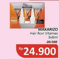 Promo Harga MAKARIZO Hair Recovery Vitamax per 3 pcs 8 ml - Alfamidi