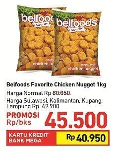 Promo Harga BELFOODS Nugget 1 kg - Carrefour