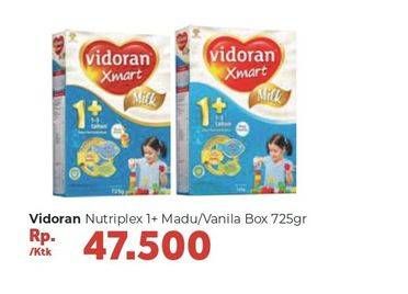 Promo Harga VIDORAN Xmart 1+ Madu, Vanilla 725 gr - Carrefour