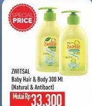 Promo Harga ZWITSAL Natural Baby Bath 2 In 1 300 ml - Hypermart